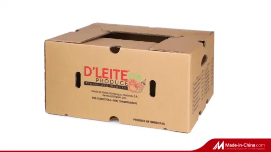 관례는 골판지 종이 파인애플 토마토 오이 양파 두리안 브로콜리 두리안 신선한 야채 과일 포장 포장 배송 상자 상자를 인쇄했습니다
